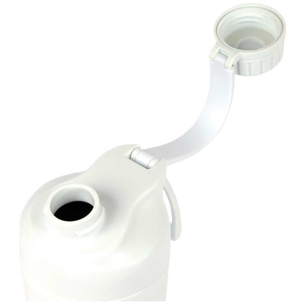Logomark White Longden 26 oz. Double Wall, Stainless Steel Shaker Bottle