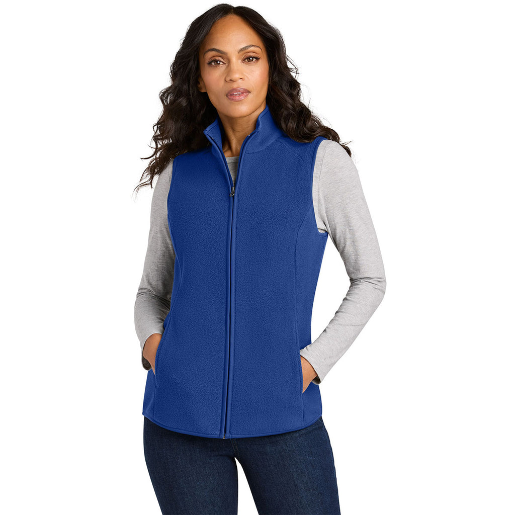 Port Authority Women's True Royal C-FREE Fleece Vest