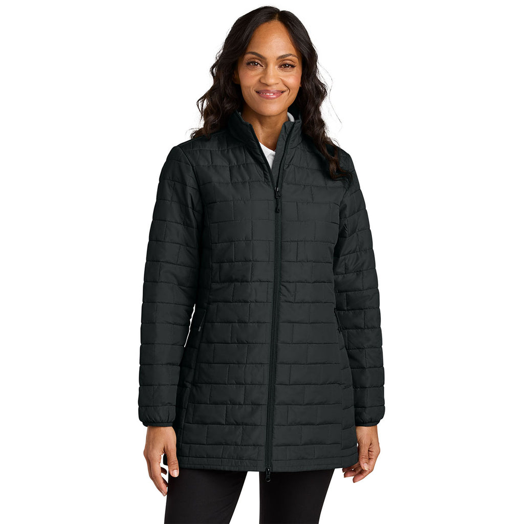Port Authority Women's Deep Black C-FREE Brick Jacket