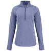 Cutter & Buck Women's Tour Blue Heather Peshastin Eco Recycled Half Zip Pullover