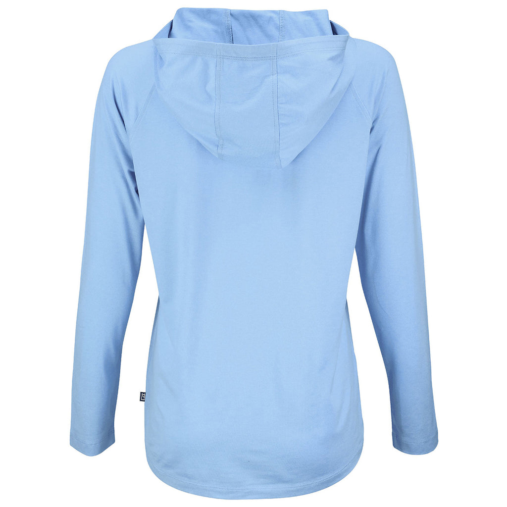 Cutter & Buck Women's Atlas Coastline Epic Comfort Eco Recycled Hooded Shirt