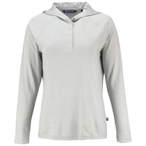 Cutter & Buck Women's Concrete Coastline Epic Comfort Eco Recycled Hooded Shirt