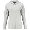 Cutter & Buck Women's Concrete Coastline Epic Comfort Eco Recycled Hooded Shirt