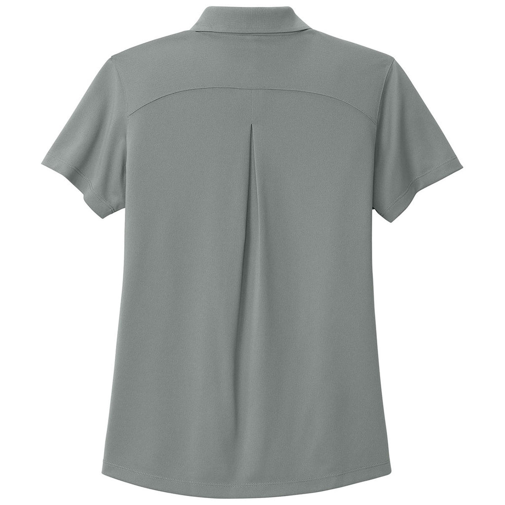 Port Authority Women's Gusty Grey Wearever Performance Pique Polo