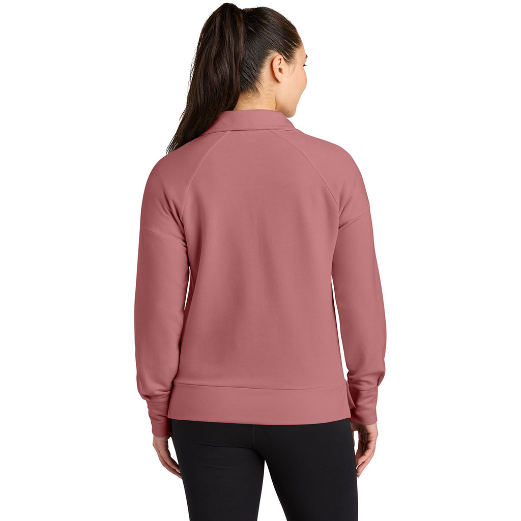 OGIO Women's Desert Pink Luuma 1/2-Zip