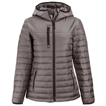 Clique Women's Pure Slate Valhalla Full Zip Puffer Jacket