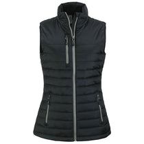 Clique Women's Black Valhalla Full Zip Puffer Vest