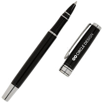Bettoni Black Avellino Recycled Brass Cap-Off Rollerball Pen