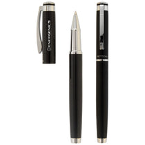 Bettoni Black Lazio Recycled Brass Cap-Off Rollerball Pen