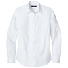 Port Authority Women's White Long Sleeve Nailhead Easy Care Shirt