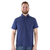 48-Hour Zusa Men's True Navy Heather Peachy Polo