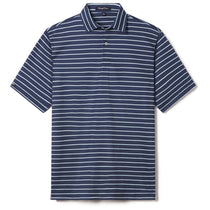 Straight Down Men's Greenstone Quintero Stripe Polo