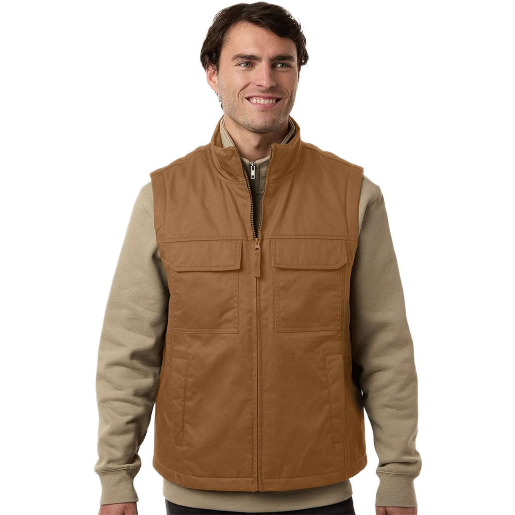 Harriton Unisex Duck Brown ClimaBloc Station Vest