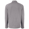 Cutter & Buck Men's Elemental Grey Heather Peshastin Fleece Recycled Full Zip Jacket