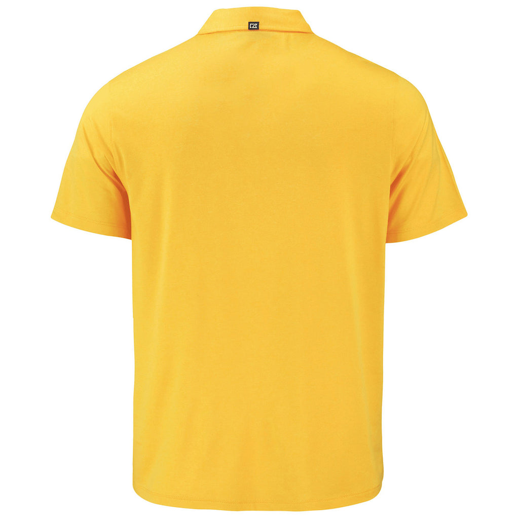 Cutter & Buck Men's College Gold Coastline Epic Comfort Eco Recycled Polo