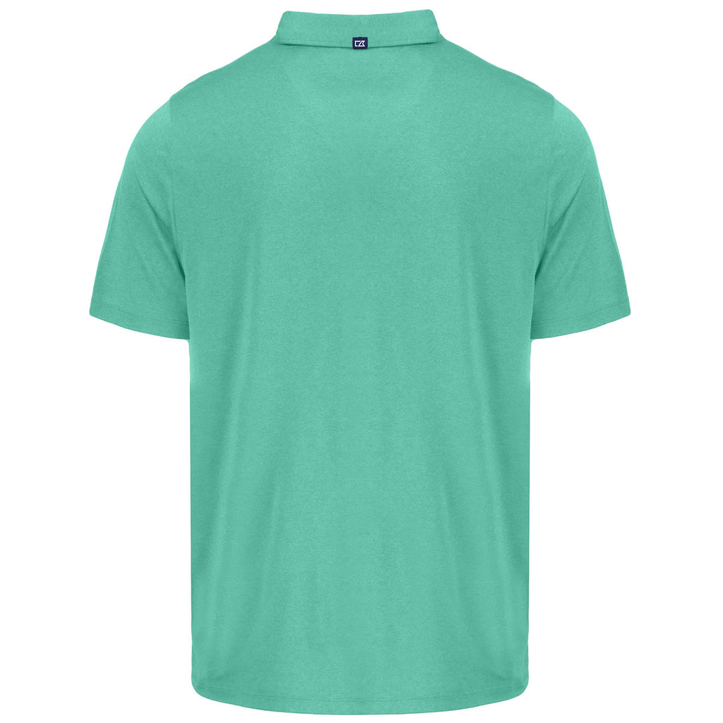 Cutter & Buck Men's Kelly Green Coastline Epic Comfort Eco Recycled Polo