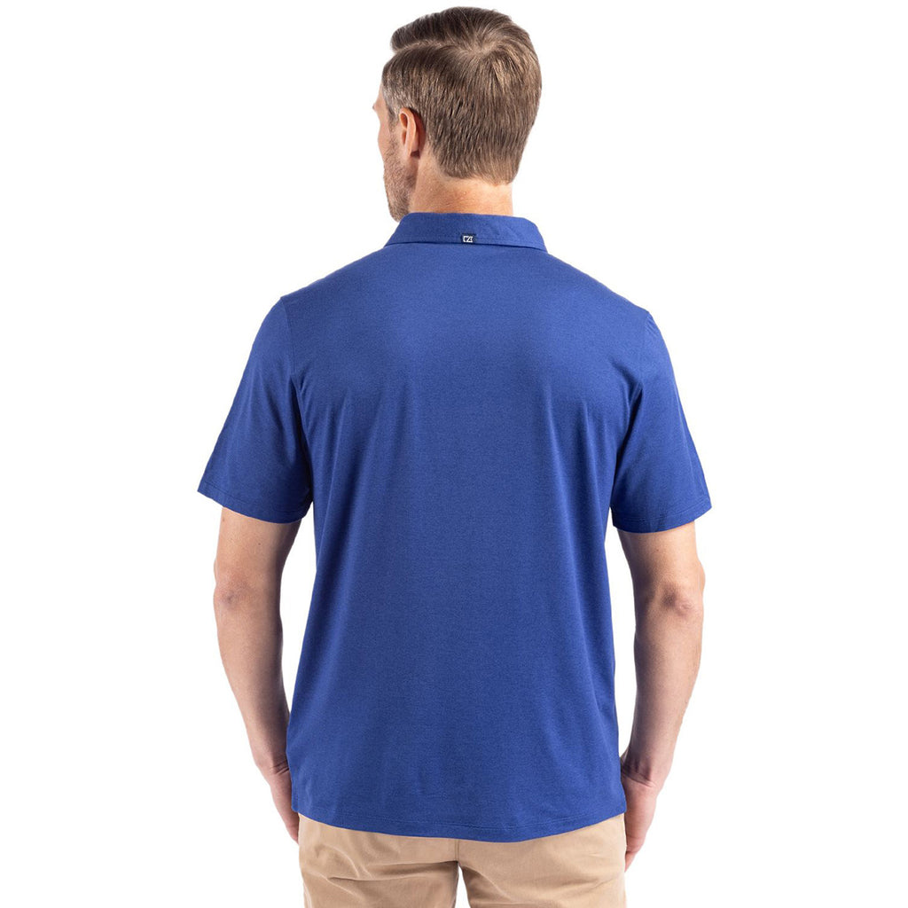 Cutter & Buck Men's Tour Blue Coastline Epic Comfort Eco Recycled Polo