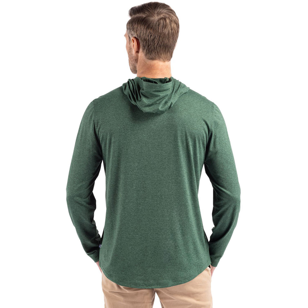 Cutter & Buck Men's Hunter Coastline Epic Comfort Eco Recycled Hooded Shirt