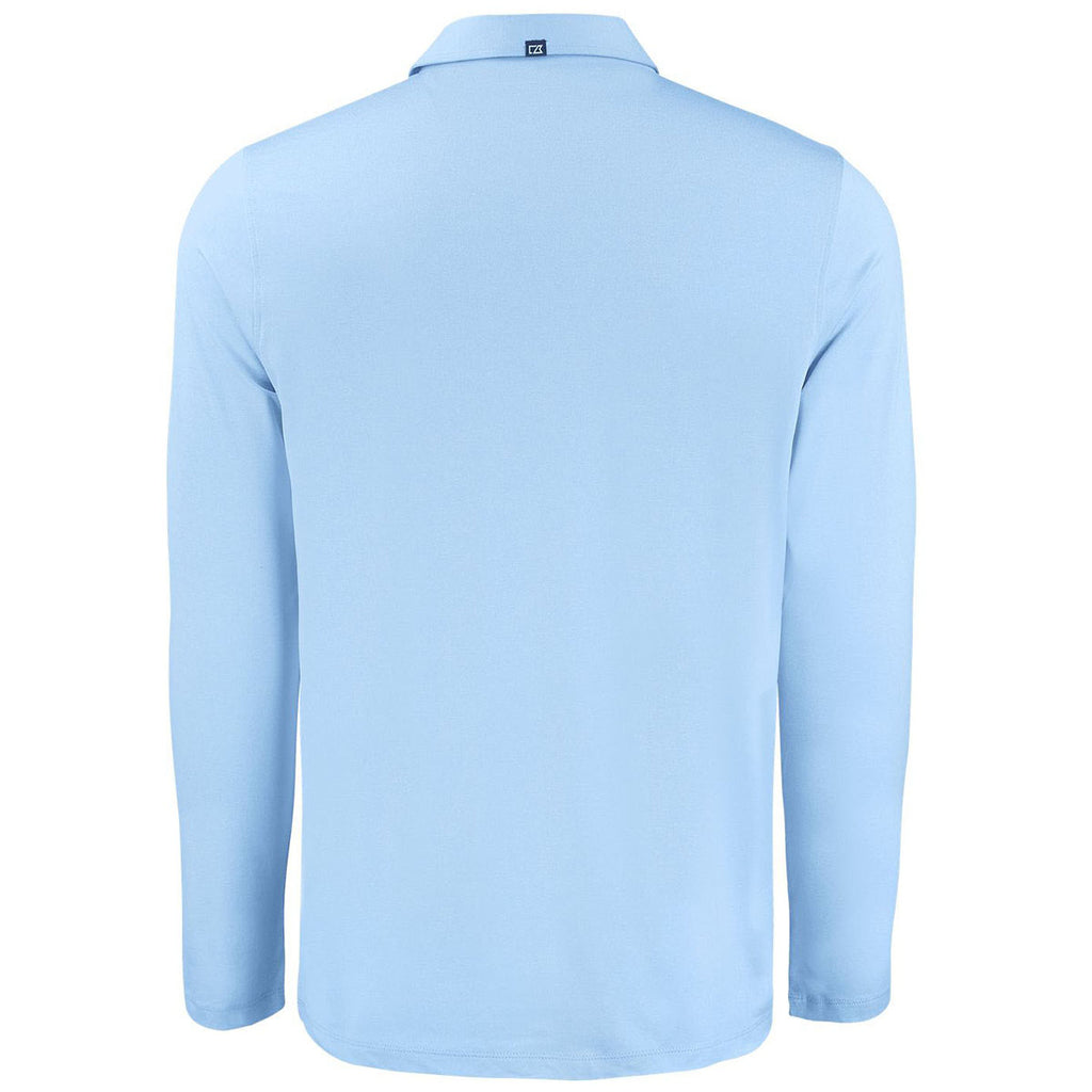 Cutter & Buck Men's Atlas Coastline Epic Comfort Recycled Long Sleeve Polo