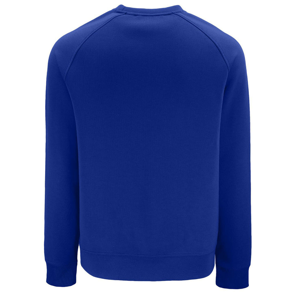 Cutter & Buck Men's Tour Blue Roam Recycled Crew Neck Pullover
