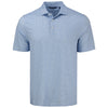 Cutter & Buck Men's Tour Blue Pike Eco Diamond Dot Print Recycled Polo