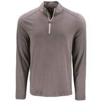 Cutter & Buck Men's Elemental Grey Coastline Epic Comfort Recycled Quarter Zip