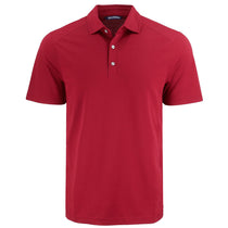 Cutter & Buck Men's Cardinal Red Advantage Refresh Epic Confidence Recycled Tri-Blend Pique Polo