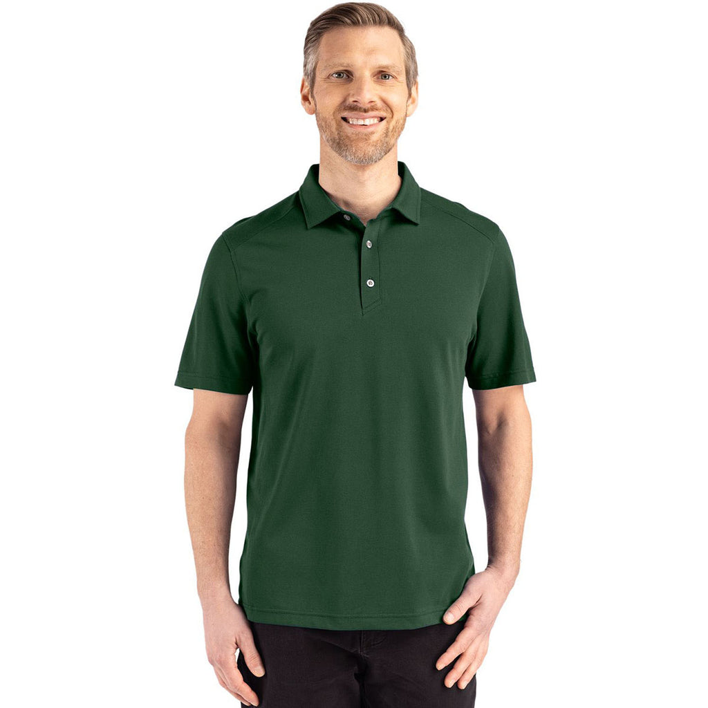 Cutter & Buck Men's Hunter Advantage Refresh Epic Confidence Recycled Tri-Blend Pique Polo