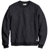 Marine Layer Men's Charcoal Corbet Quilted Crewneck