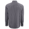 Cutter & Buck Men's Black/Elemental Grey Skyline Epic Confidence Recycled Gingham Long Sleeve Dress Shirt