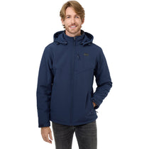 Ororo Men's Navy Blue 5-Zone Heated Jacket