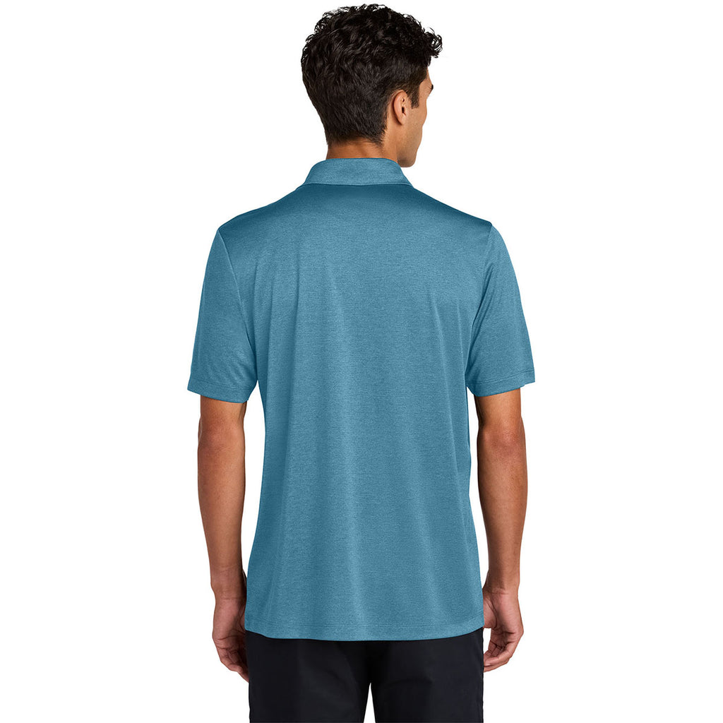 Mercer+Mettle Men's Harbor Blue Heather Recharge Jersey Polo