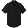 Mercer+Mettle Men's Deep Black Short Sleeve UV Capital Tech Shirt