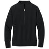 Mercer+Mettle Women's Deep Black Linear Texture 1/4-Zip