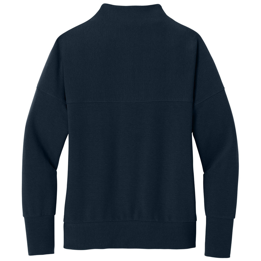 Mercer+Mettle Women's Night Navy Linear Texture 1/4-Zip