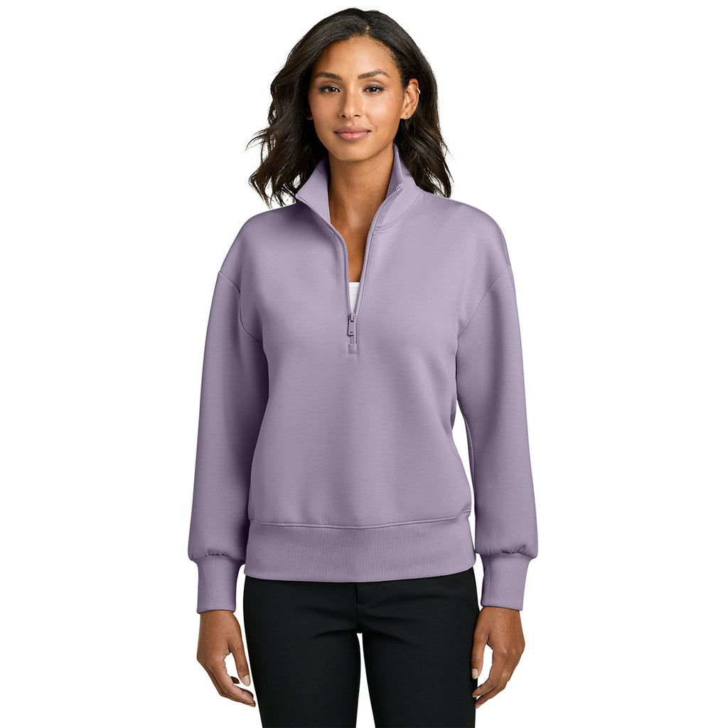 Mercer+Mettle Women's Purple Ash Soft Spacer 1/4-Zip