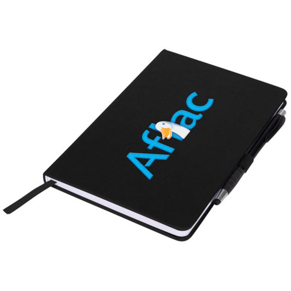 SnugZ Black Neptune Notebook with Pen