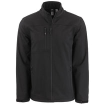 Clique Men's Black Tempest Waterproof Full Zip Softshell Jacket