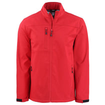 Clique Men's Red Tempest Waterproof Full Zip Softshell Jacket