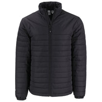Clique Men's Black Elevation Eco Full Zip Puffer Jacket