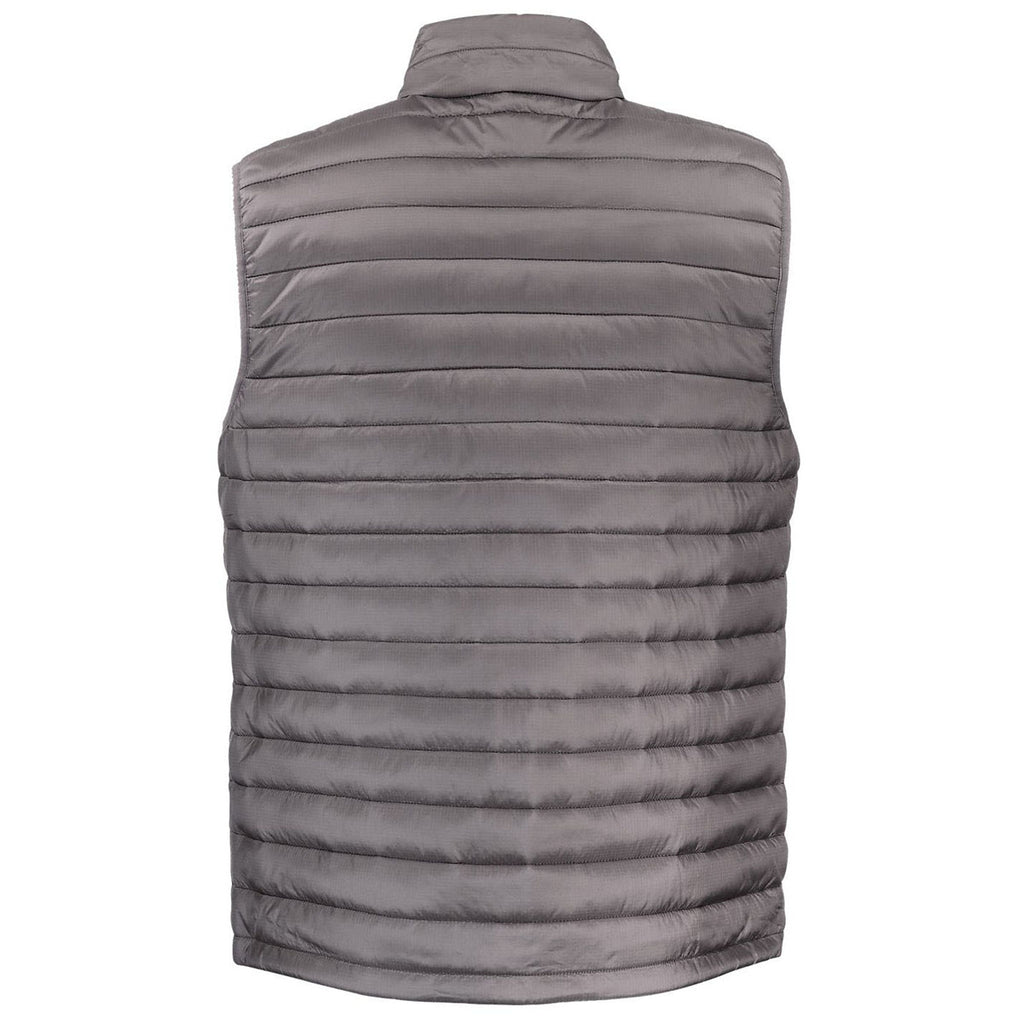 Clique Men's Pure Slate Valhalla Full Zip Puffer Vest
