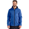 Clique Men's Royal Blue/Black Tempo Recycled Stretch Softshell Hooded Jacket