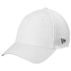 New Era White 39THIRTY Performance Stretch Mesh Cap