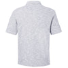 North End Men's Platinum Heather Eclipse Jacquard Polo