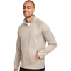 North End Men's Oatmeal Rhythm Waffle Quarter-Zip Pullover