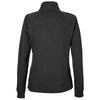 North End Women's Black Rhythm Waffle Quarter-Zip Pullover