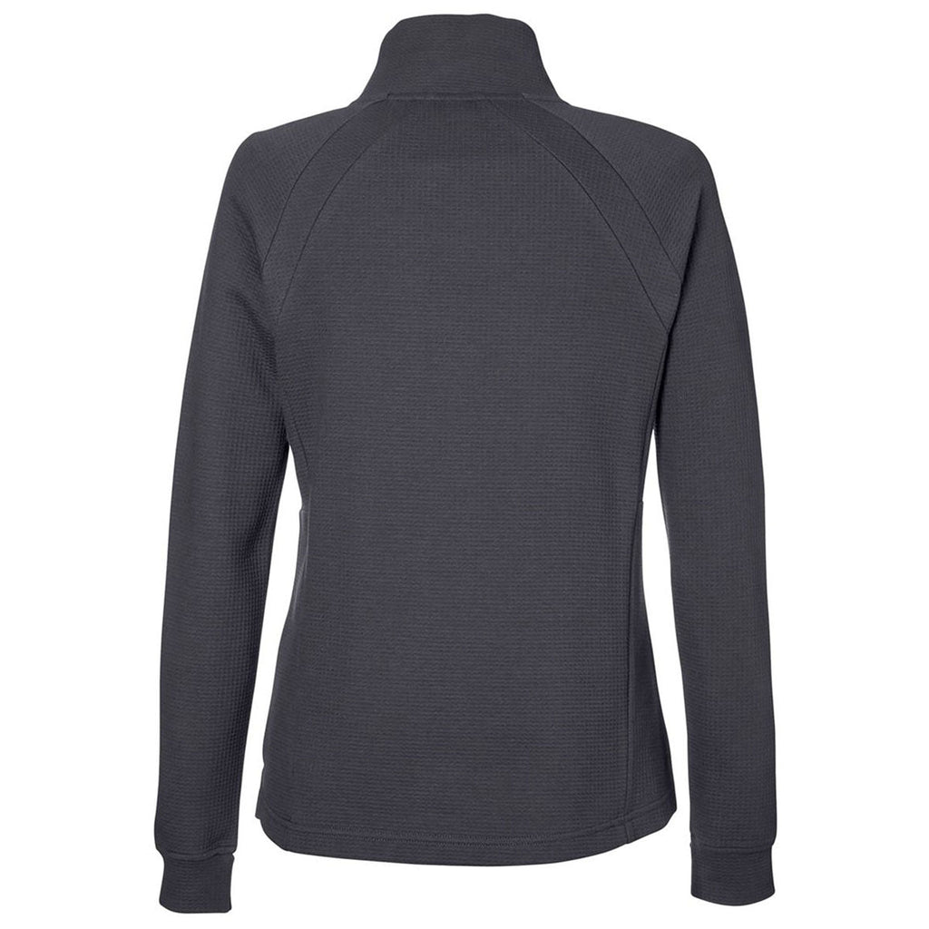 North End Women's Carbon Rhythm Waffle Quarter-Zip Pullover