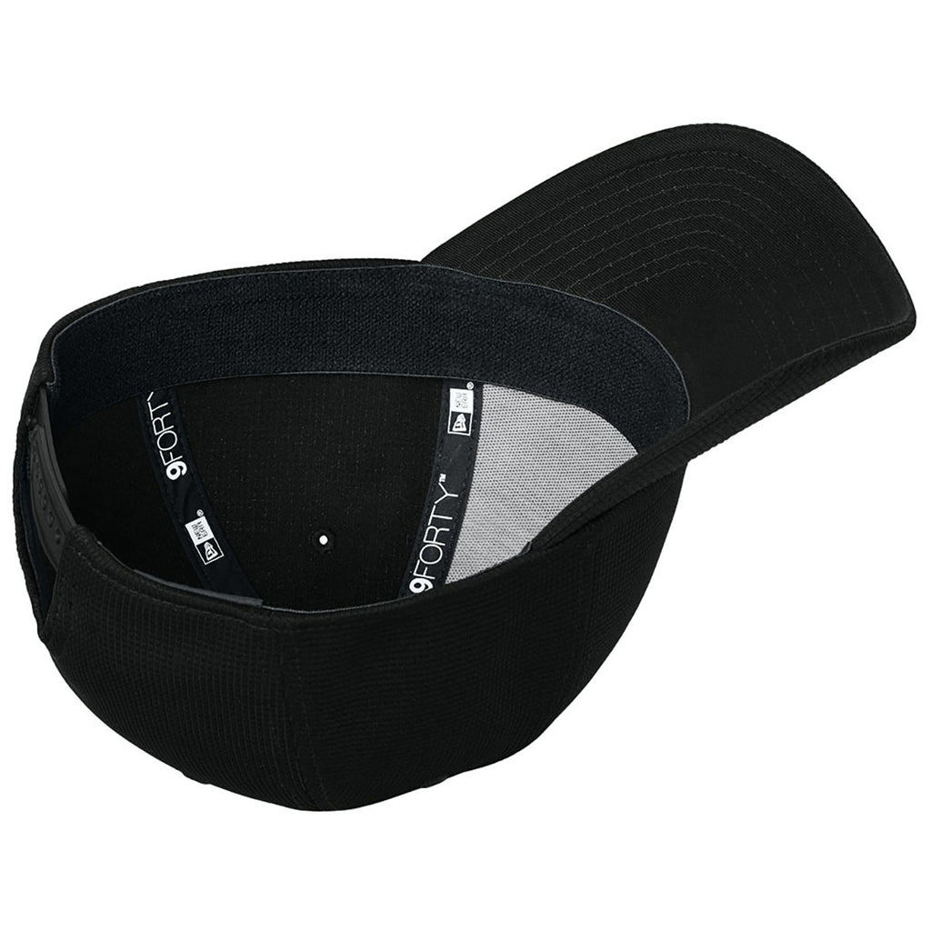 New Era Black Pivot Stretch Band Snapback Cap