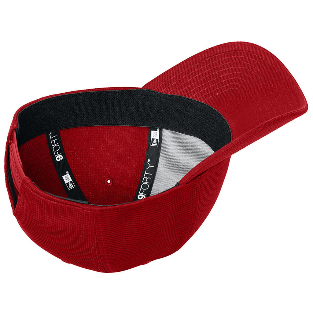 New Era Scarlet Pivot Stretch Band Snapback Cap