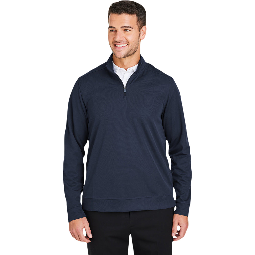 North End Men's Classic Navy Express Tech Performance Quarter-Zip